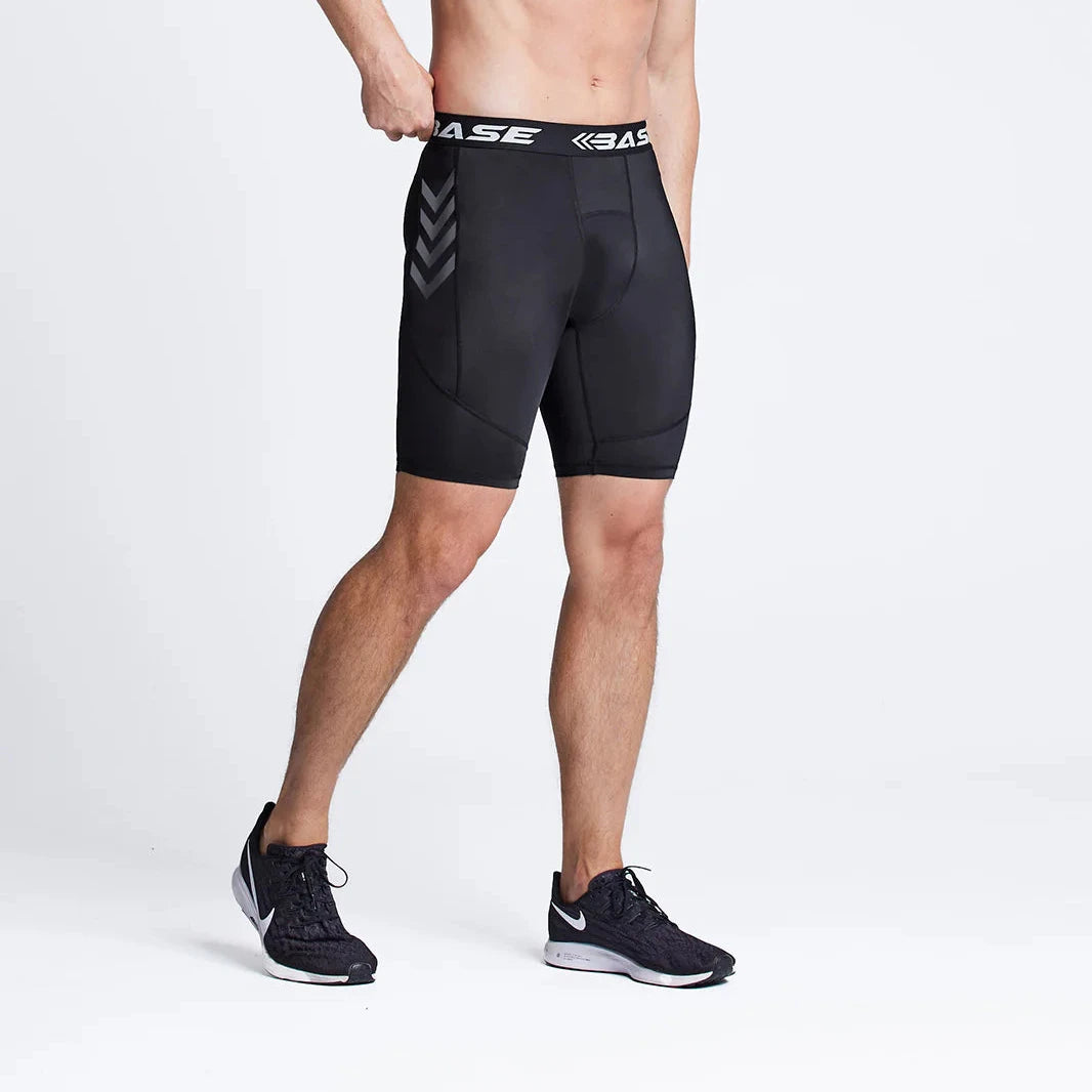 BASE Men's Endurance Compression Shorts - Black