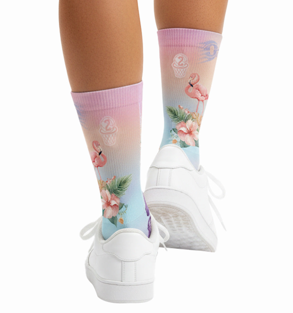 2026 Pro-fit Socks - Flamingo