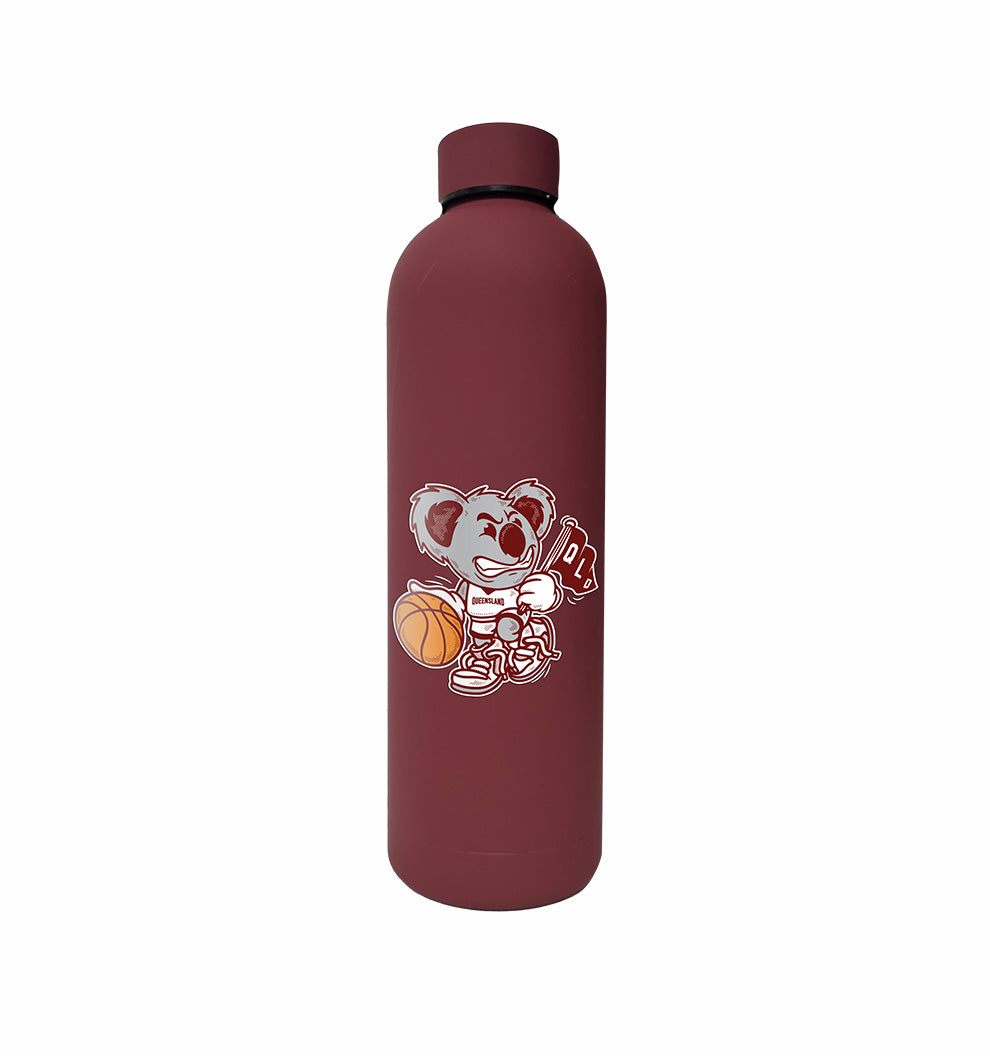 2025 We Are QLD Stainless Steel Water Bottle 750ml - Maroon