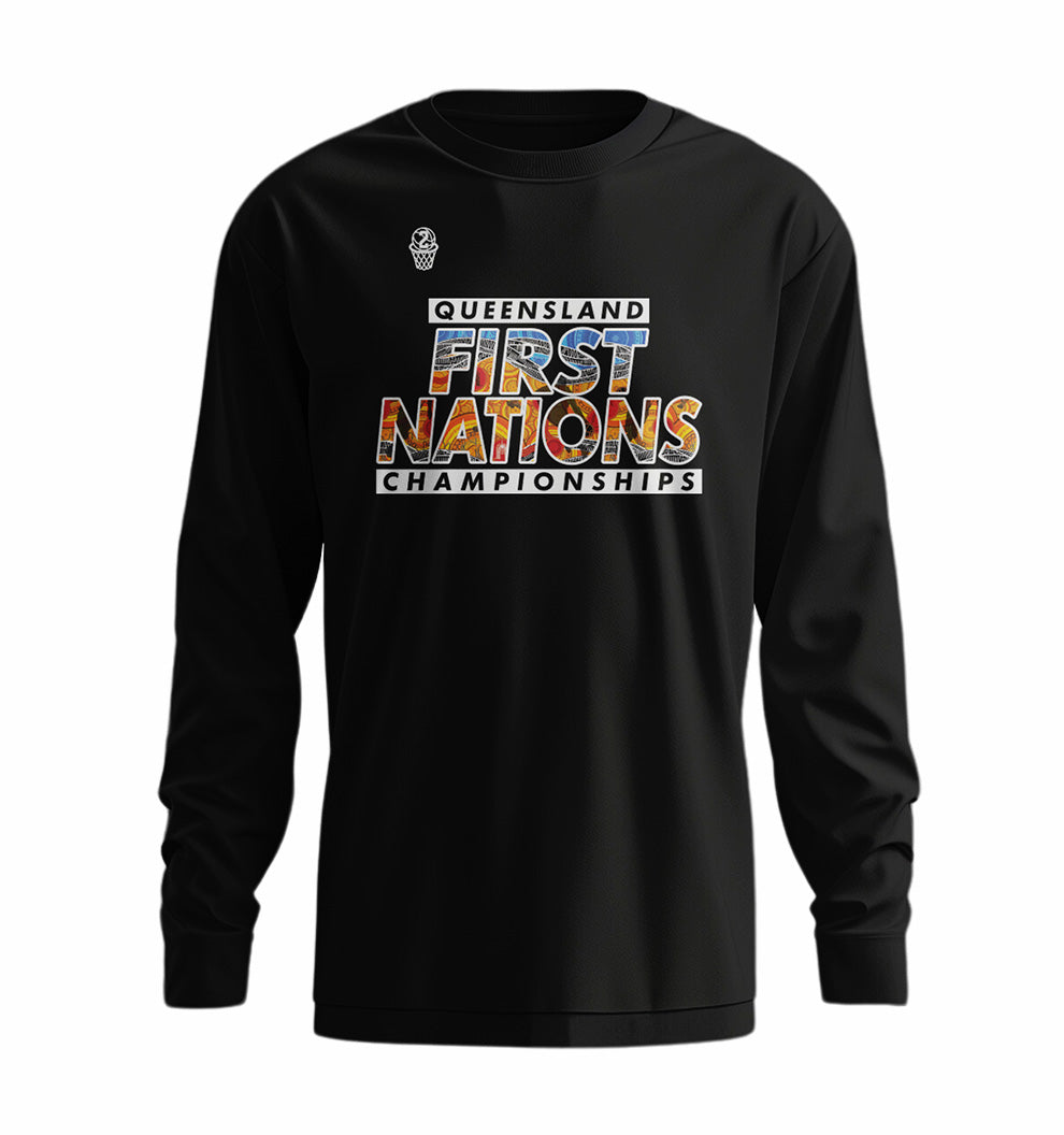 First Nations Long Sleeve T-shirt - Black