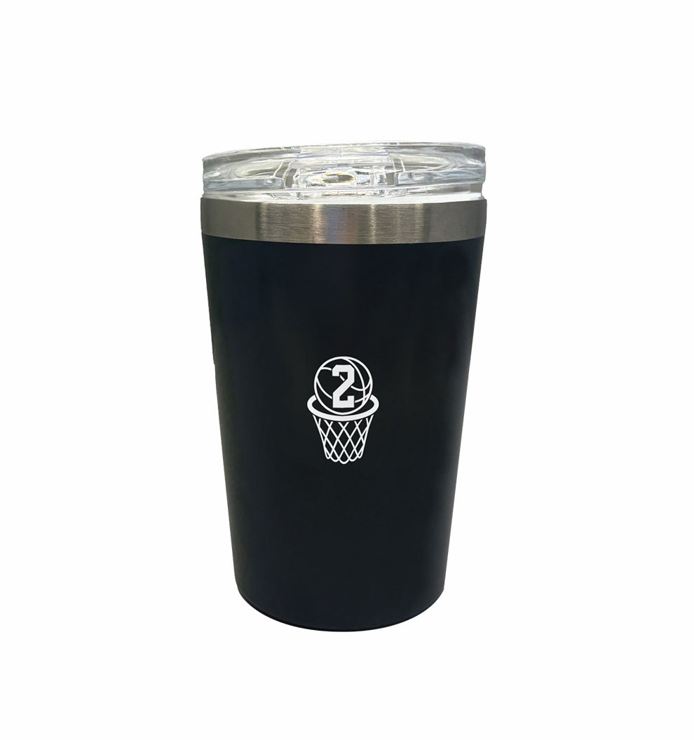 2026 QLD Basketball Coffee Tumbler - BLACK/CREAM
