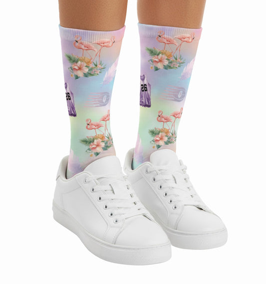 2026 Pro-fit Socks - Flamingo