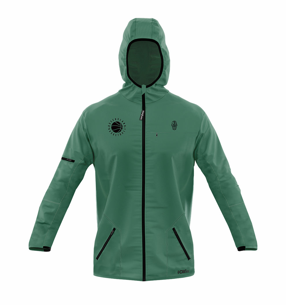 2025 Air Shell Tech Fit Jacket - Coastal Green – Queensland Basketball ...