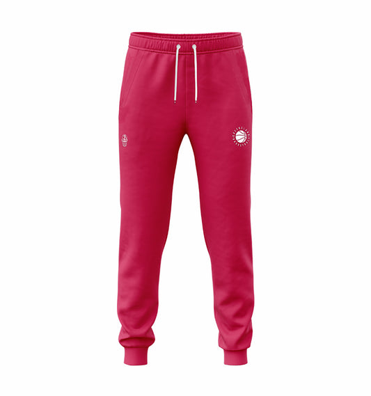 2025 Unisex Cotton Fleece Trackpant - Aster Pink