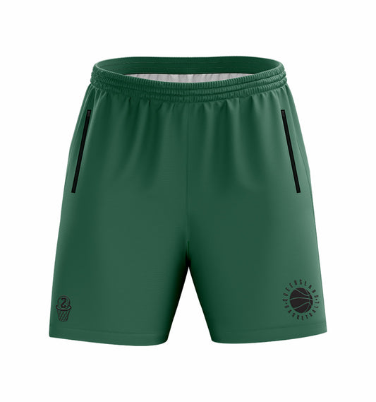 2025 Unisex Air Shell Tech Fit Shorts - Coastal Green