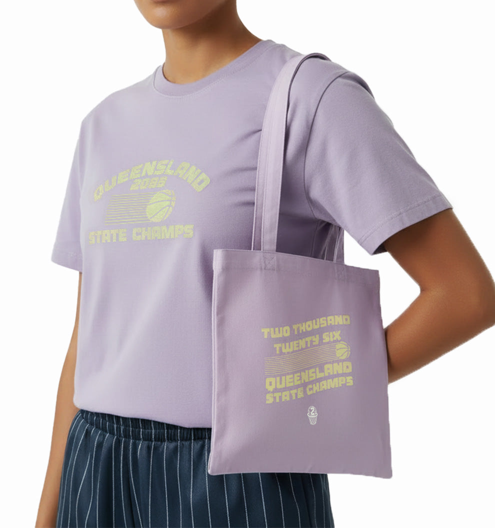 2026 State Champs Tote Bag - LAVENDER