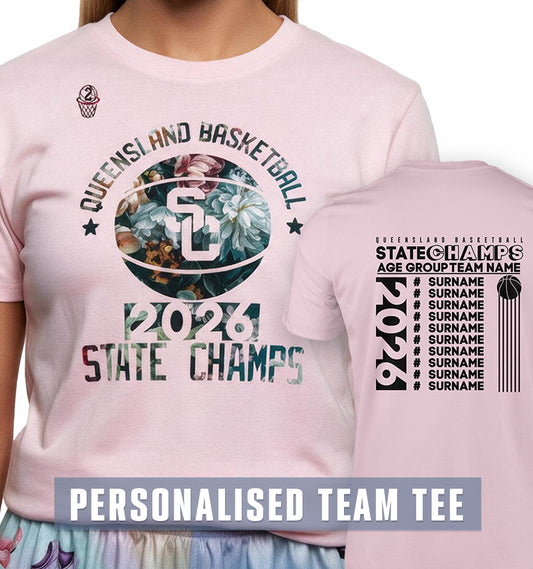 TEAM PACK State Champs Team Event T-shirt - PINK