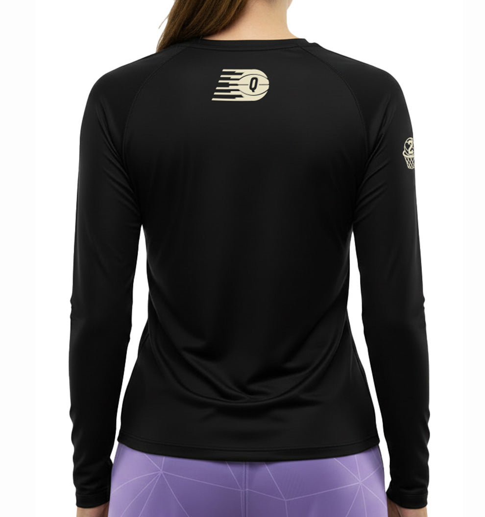 2026 L/S Air Shell Crew Neck - BLACK