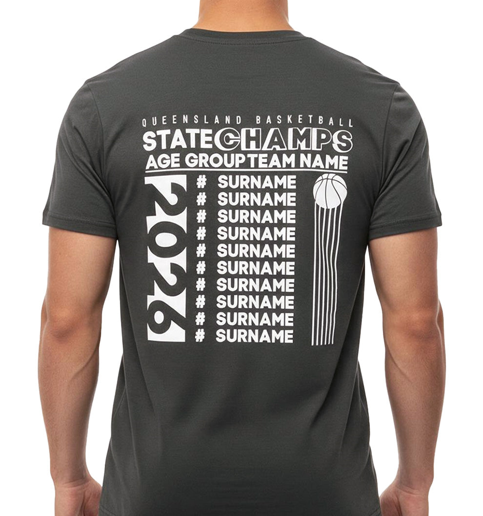 TEAM PACK State Champs Team Event T-shirt - CHARCOAL